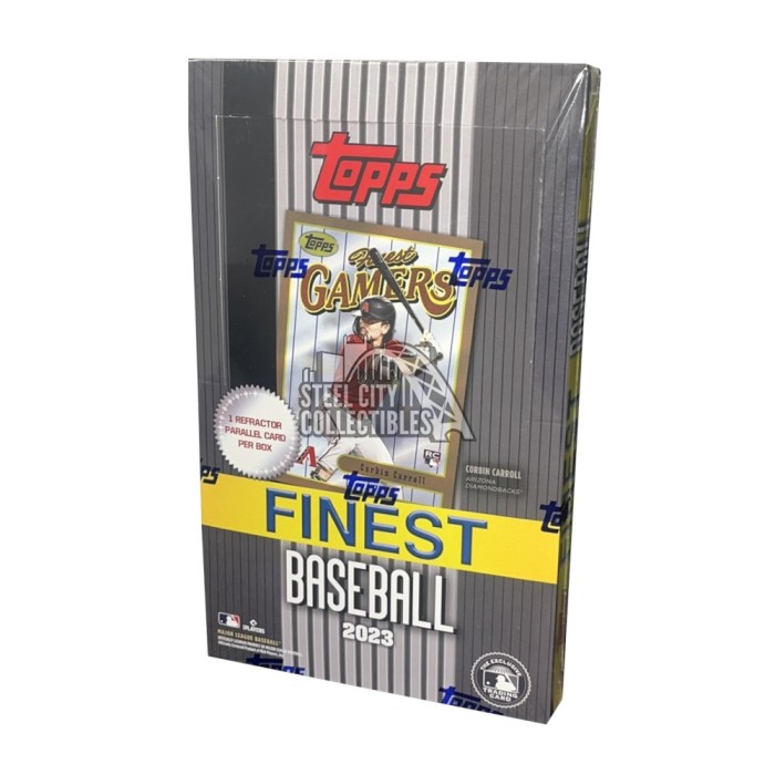 2023 Topps Finest Flashbacks Baseball Hobby Box Steel City Collectibles