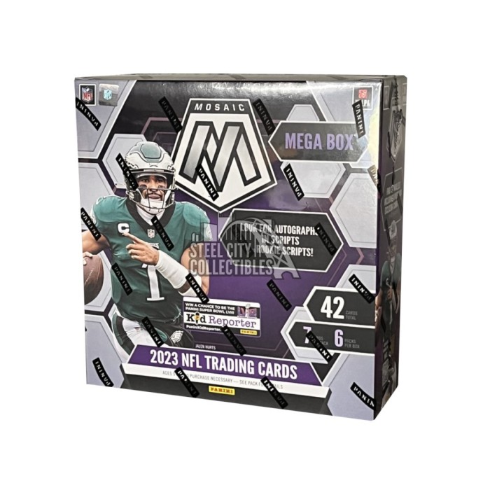 2023 Panini Mosaic Football Mega Box Fanatics Steel City Collectibles