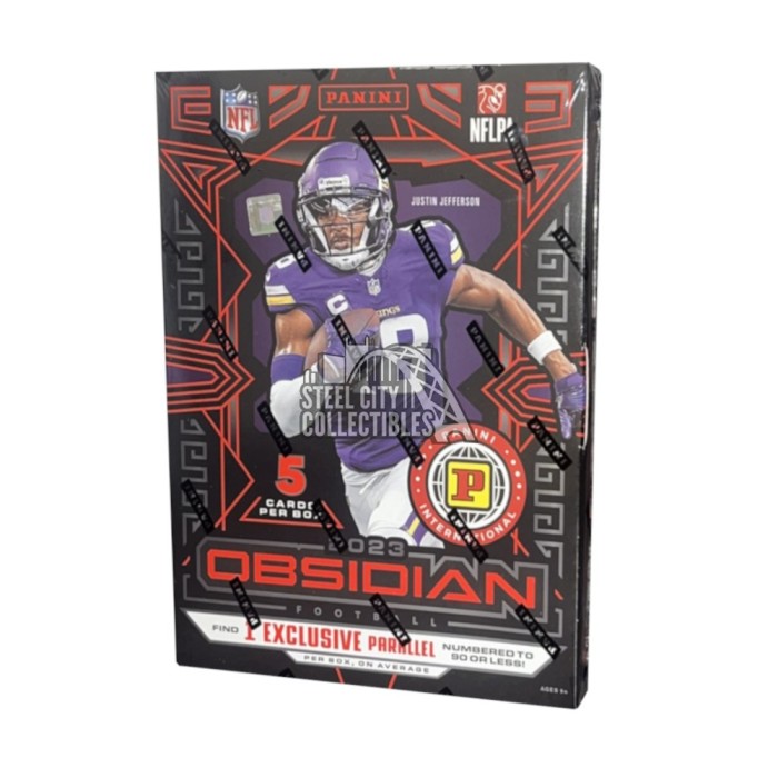 2023 Panini Obsidian Football Hobby International Box Steel City