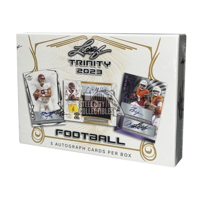 2023 Leaf Trinity Football Hobby 2-Box Random Hit Group Break #2 ...