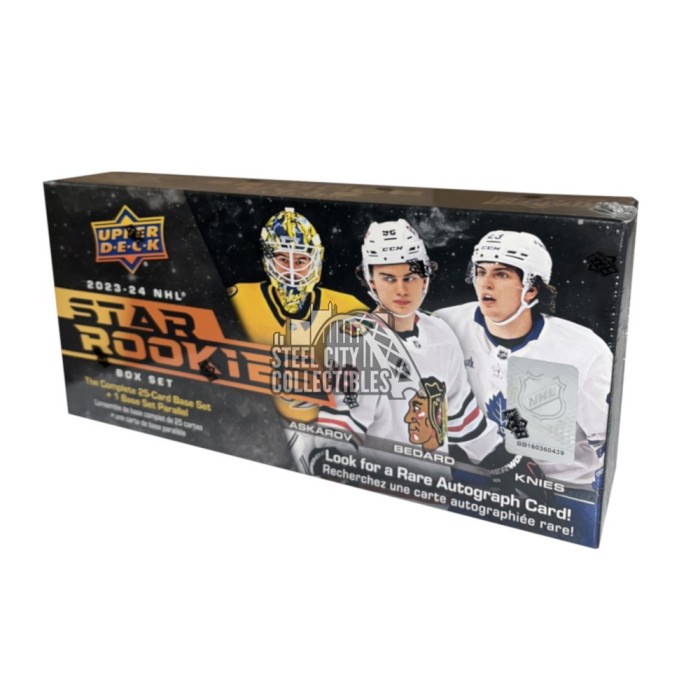 202324 Upper Deck Hockey Star Rookies Set Box Steel City Collectibles