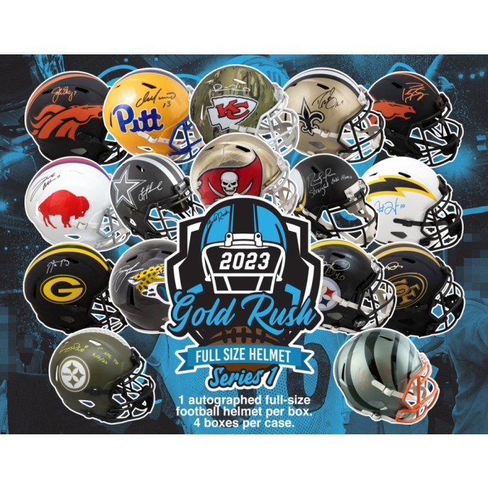 2023 P-SPORTSCARDS24'S FULL SIZE AUTOGRAPHED FOOTBALL HELMET