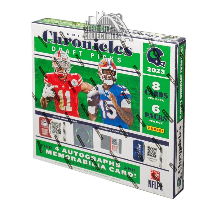 2023 Panini Chronicles Draft Picks Collegiate Football Hobby Box