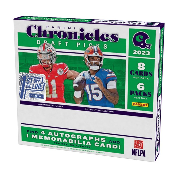 2022 Chronicles Draft Picks Football Trading Cards 24 Card 