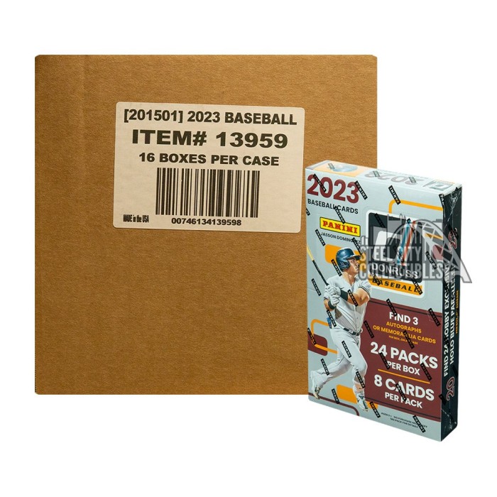 2023 Panini Donruss Baseball Hobby 16-Box Case | Steel City Collectibles