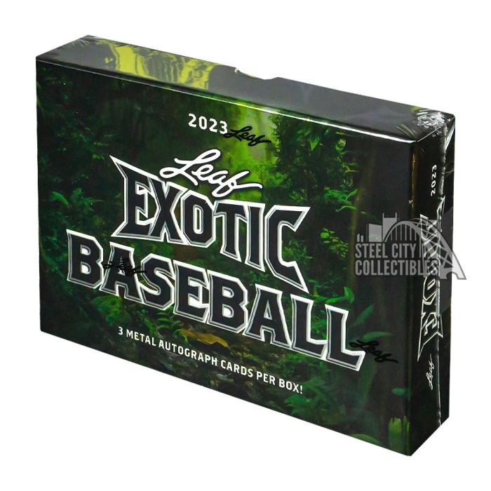 2023 Leaf Exotic Baseball Hobby Box Steel City Collectibles