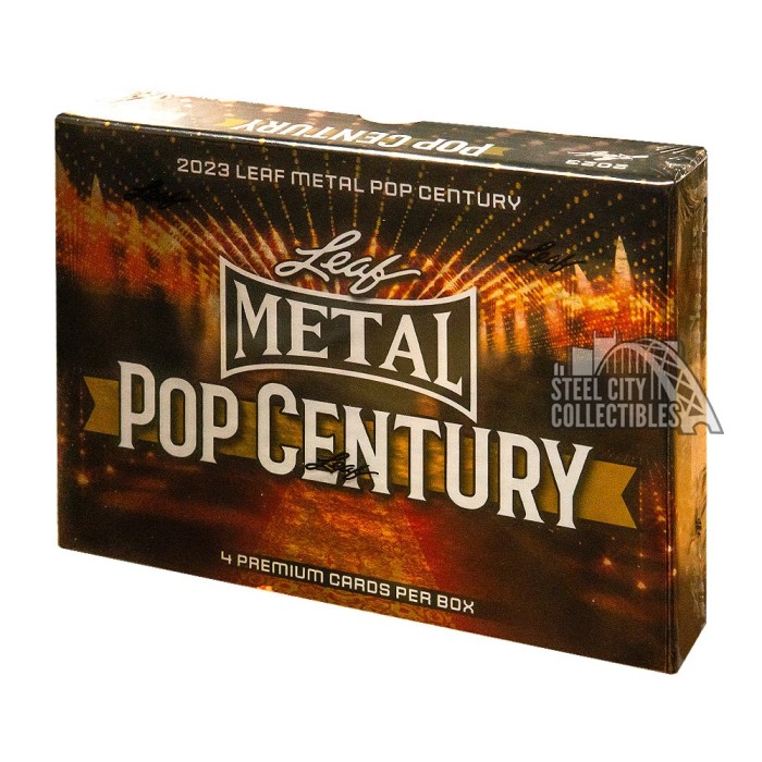 2023 Leaf Metal Pop Century Box Steel City Collectibles