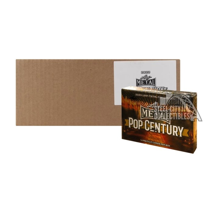 2023 Leaf Metal Pop Century 12Box Case Steel City Collectibles