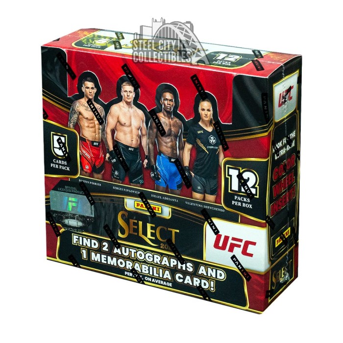 2023 Panini Select UFC Hobby Box Steel City Collectibles