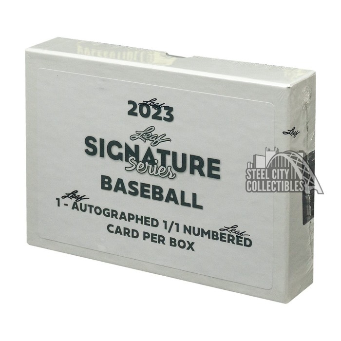 2023 Leaf Signature Series Baseball Hobby Box Steel City Collectibles