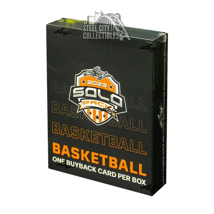 2023 Leaf Solo Pack Basketball Edition Box Steel City Collectibles