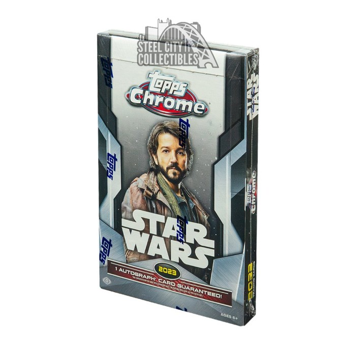 2023 Topps Chrome Star Wars Hobby Box | Steel City Collectibles