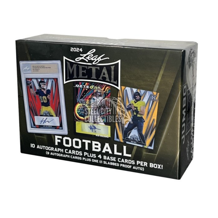 2024 Leaf Metal Football Jumbo Box Steel City Collectibles