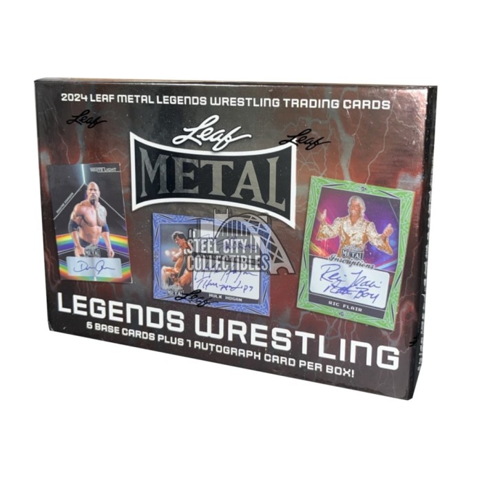 2024 Leaf Metal Legends Wrestling Box Steel City Collectibles