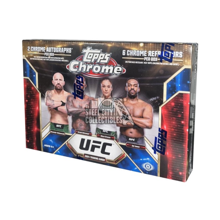 2024 Topps Chrome UFC Breakers Delight Box Steel City Collectibles