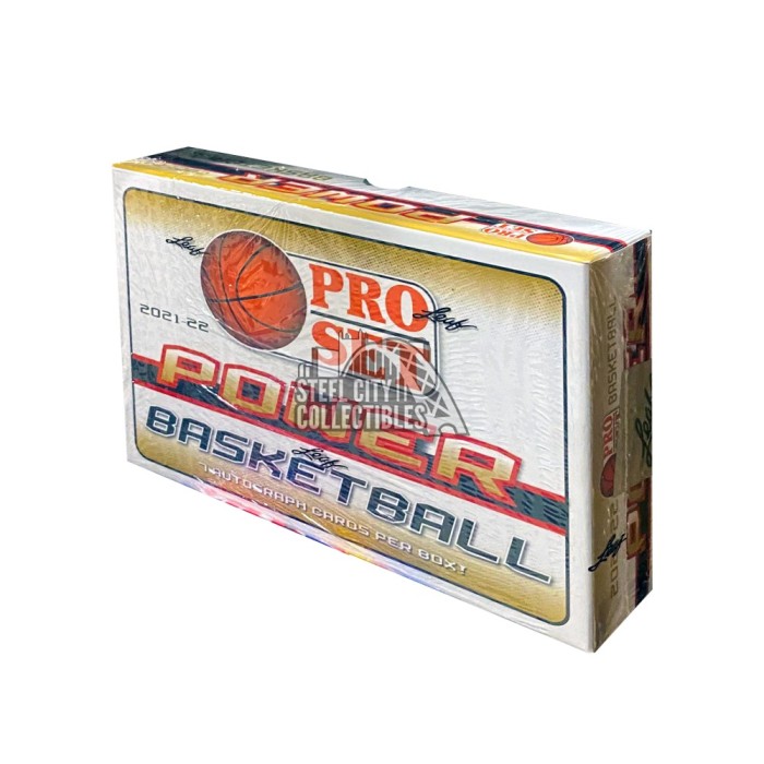 2021 Pro Set Power shops Football Hobby Box with 7 Autos