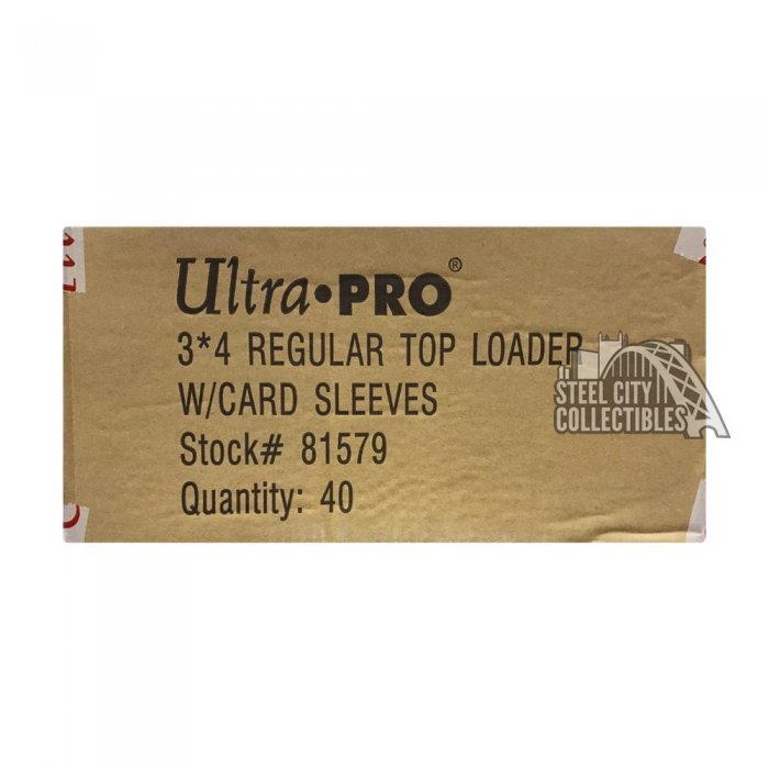 3x4 Ultra Pro Toploaders With Sleeves 40-pack Case 