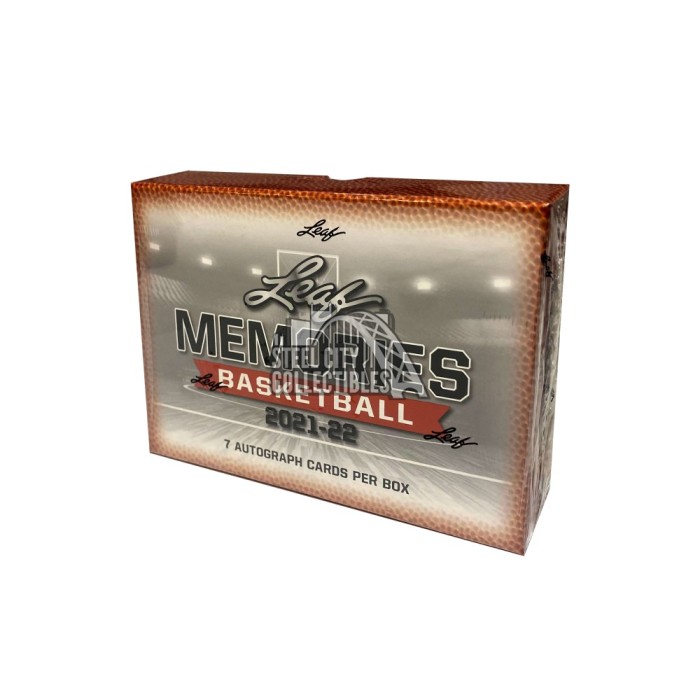 2021-22 Leaf Memories Basketball Hobby Box | Steel City Collectibles