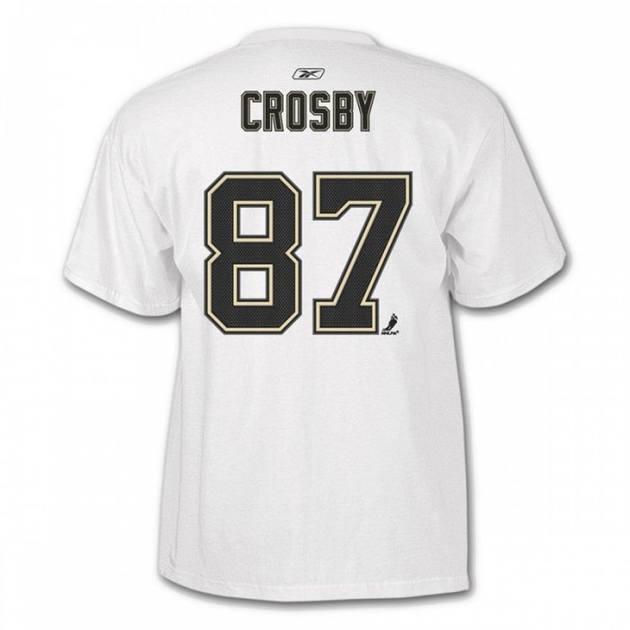 Sidney Crosby Pittsburgh Penguins Reebok Black Progression Name & Number T- Shirt