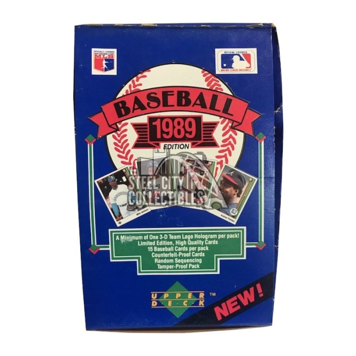 1989 Upper Deck Low Series Baseball Hobby Box - Please Read | Steel ...