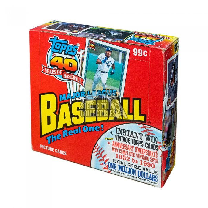 1991 Topps Baseball 36ct Cello Box | Steel City Collectibles