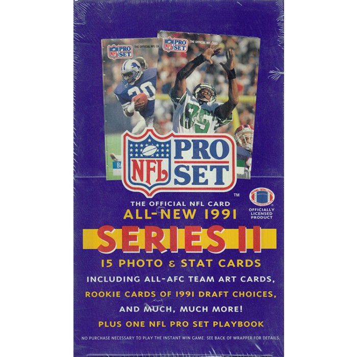 1991 Pro Set Series 2 Football Box 