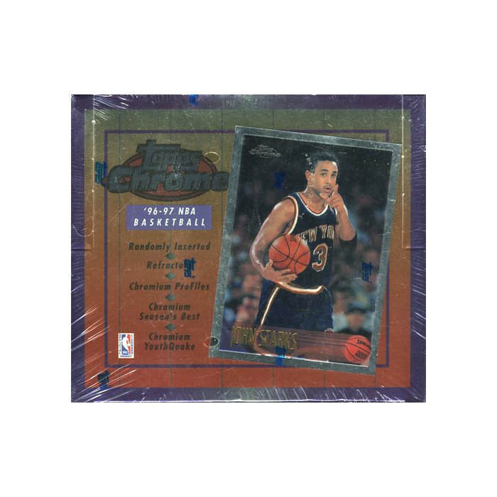25+ 1996-97 Topps Chrome Basketball Box