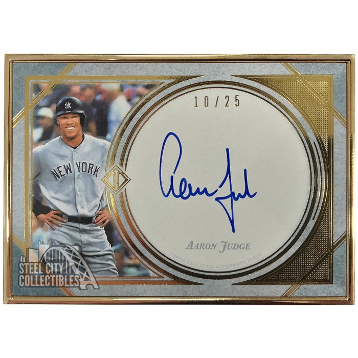 2018 Topps Now #835 Aaron Judge Autograph Base Relic # 2/10 Hr In Two Wc  Games