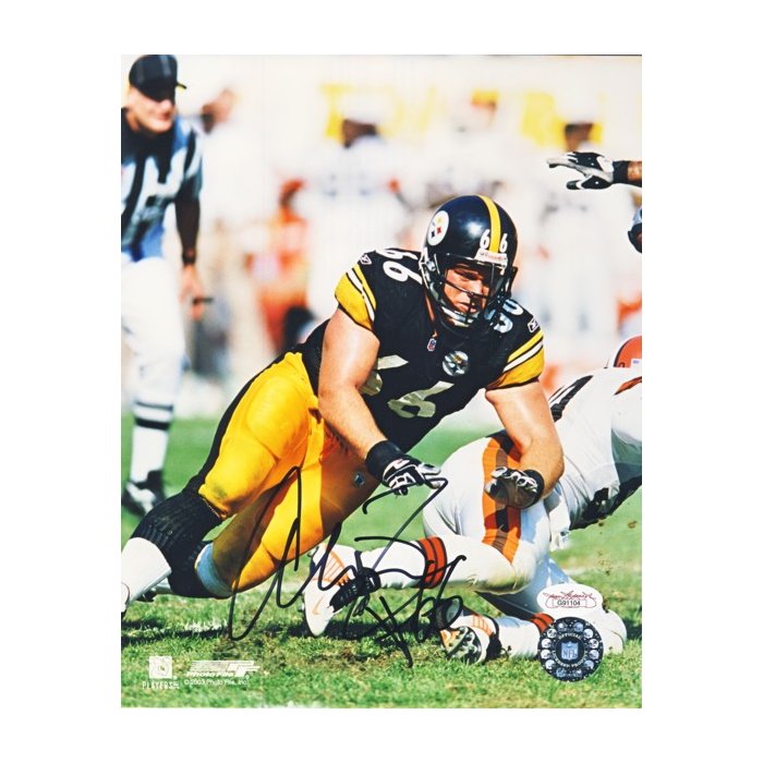 Alan Faneca Autographed Pittsburgh Steelers 8x10 Photo (Blocking) - JSA COA  at 's Sports Collectibles Store