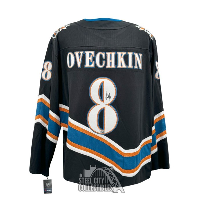 Alexander Ovechkin Autographed Washington 2022 23 Reverse Retro Hockey Jersey Fanatics Steel City Collectibles