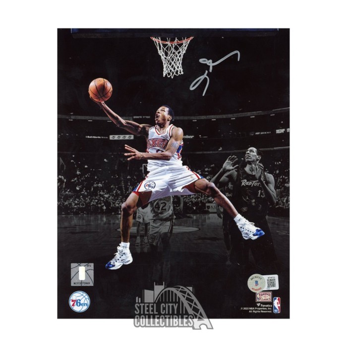 Allen Iverson Autographed Philadelphia 8x10 Basketball Photo - BAS (Lay ...