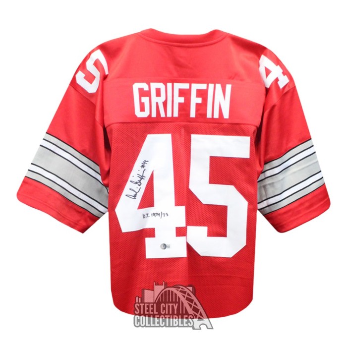 Ohio State Buckeyes No45 Archie Griffin White Limited Stitched NCAA Jersey