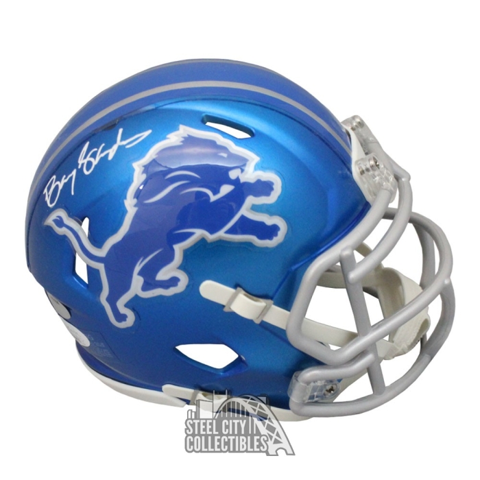 Billy Sims Signed Detroit Lions Flash Speed Mini Football Helmet (JSA) — RSA