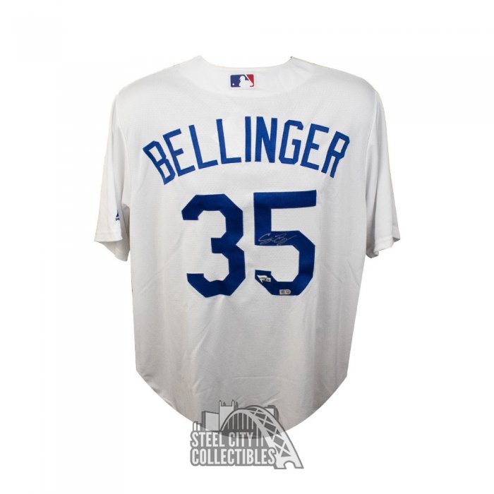 Cody Bellinger Autographed Los Angeles Dodgers Gray Majestic Baseball Jersey  - Fanatics