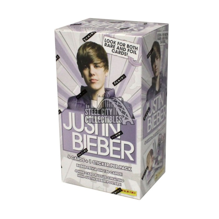 2010 Panini Justin Bieber 9 Pack Blaster 20-Box Case