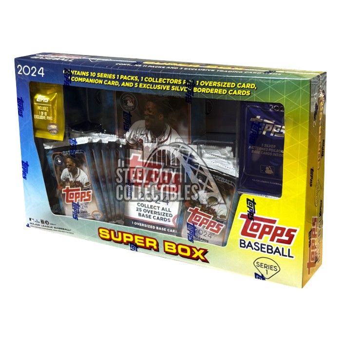 2024 Topps Series 1 Baseball Super Box | Steel City Collectibles