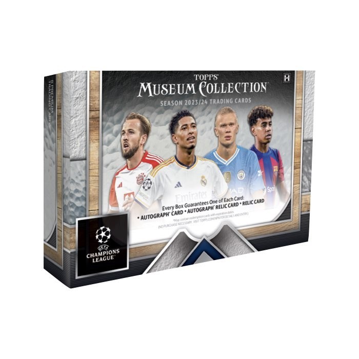 2023-24 Topps Museum Collection UEFA Champions League Soccer Hobby Box
