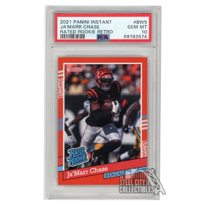 Ja'marr Chase 2021 Donruss White Hot Rookies #WHR-JMC