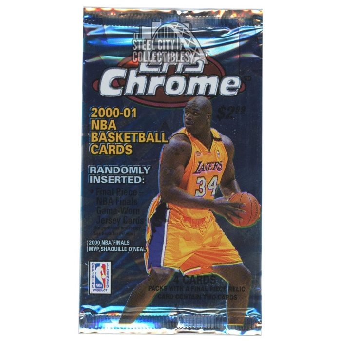 2000-01 Topps Chrome Basketball Retail Pack