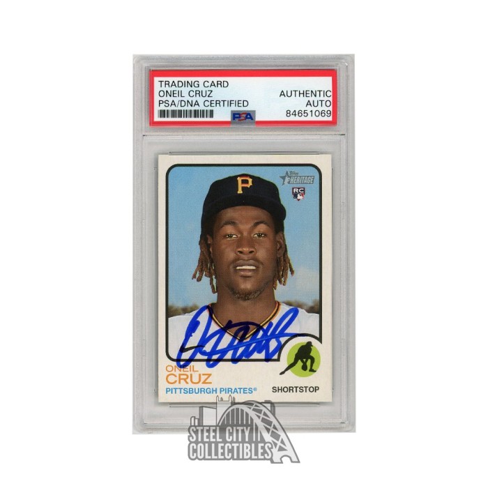 Oneil Cruz Pittsburgh Pirates 2022 Topps Heritage # 157 Rookie Card