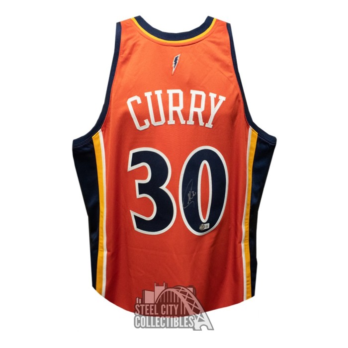 Stephen Curry Autographed Golden State Warriors Blue Nike Swingman B2B MVP  Insc Jersey - BAS