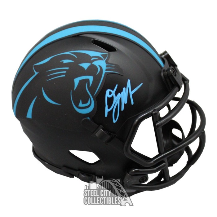 DJ Moore Autographed Carolina Eclipse Speed Mini Football Helmet - BAS ...