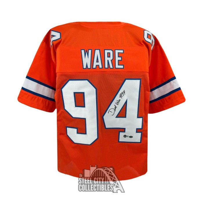 Demarcus ware autographed clearance jersey