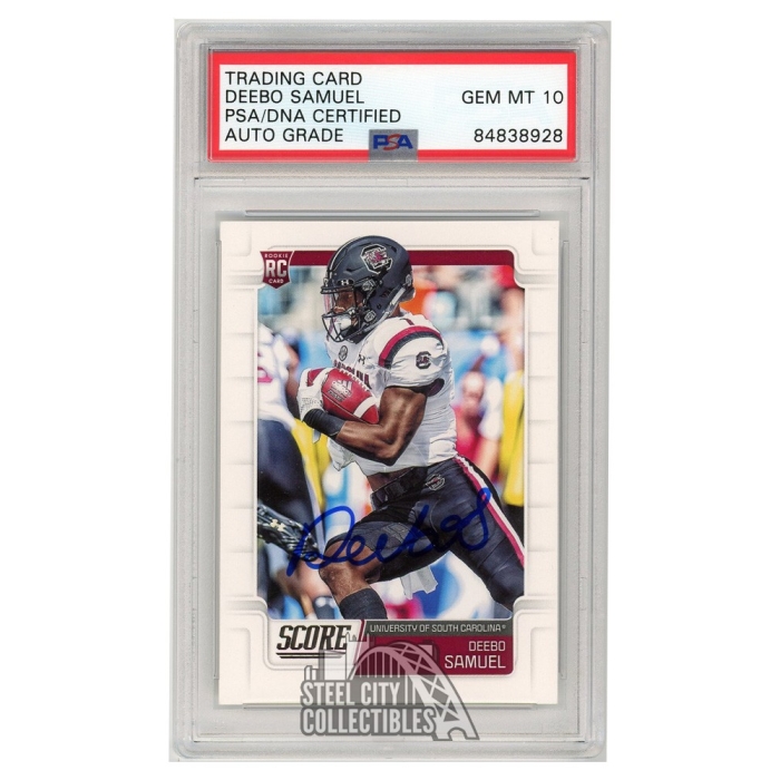 Deebo Samuel 2019 Panini Absolute Autograph Rookie Card #111 PSA/DNA 10