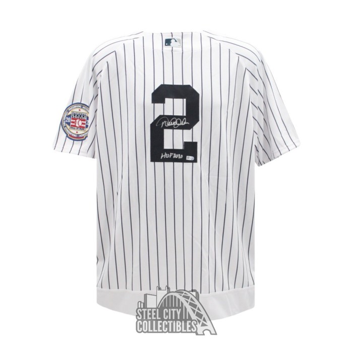 Derek Jeter Autographed New York Yankees HOF 2020 Baseball Jersey - MLB ...