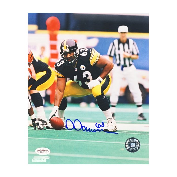 Lot of (3) Pittsburgh Steelers Autographed Football Cards with