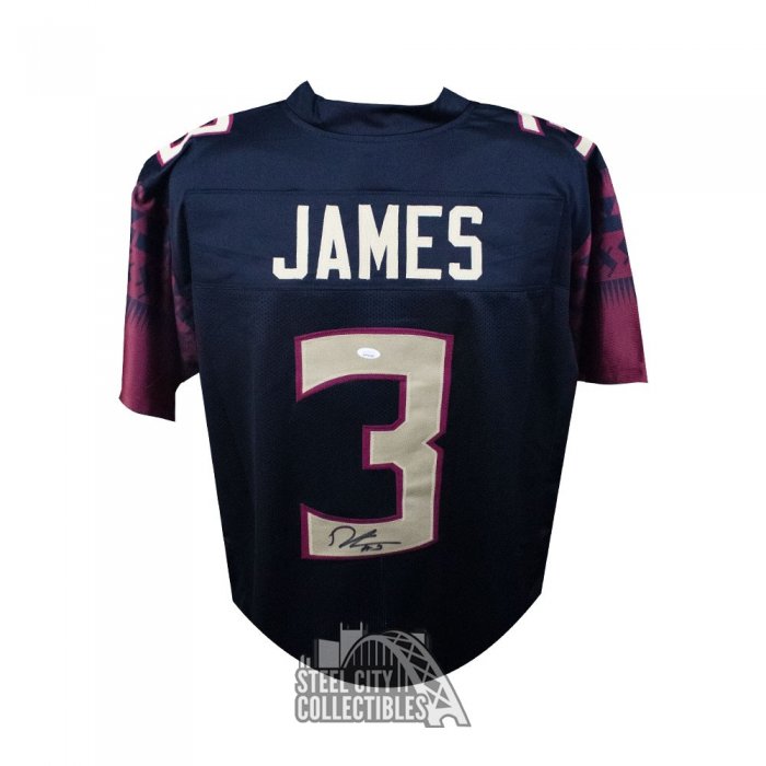 Derwin James Autographed Florida State Custom Red Football Jersey