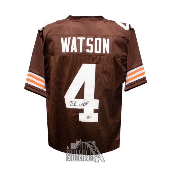 Deshaun Watson Autographed Cleveland Custom White Football Jersey