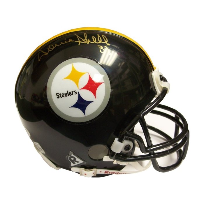 Donnie Shell Autographed Pittsburgh Steelers Black Mini Helmet - JSA ...