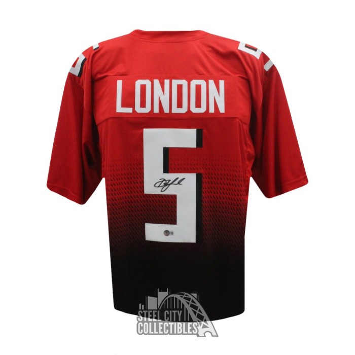 Drake London Signed Jersey (Beckett)